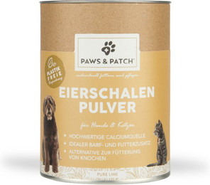 Produktbild von Paws & Patch Eierschalen Pulver für Hunde und Katzen - 350 g