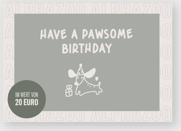 Produktbild von Pawsome Birthday Gutschein