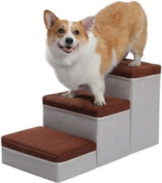 Produktbild von Pawz Road Faltbare Hundetreppe 3 Stufen klein