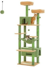 Pawz Road Großer Katzenbaum 184 cm grün – Bild 1 von 3