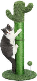 Produktbild von PAWZ Road Kaktus Kratzbaum für Katzen 87 cm Grün mit Spielbällen