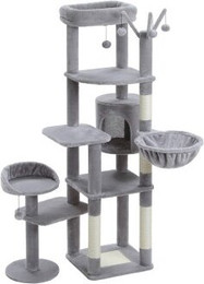 Produktbild von Pawz Road mehrstöckiger Kratzbaum 150cm grau