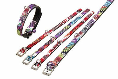 Produktbild von Peacock Halsband Karlie 35 cm x 17 mm Rot