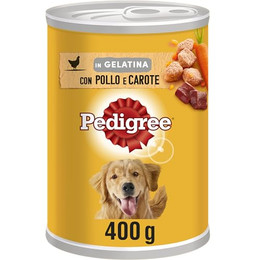 Produktbild von PEDIGREE Adult Nassfutter mit Huhn und Karotten in Gelee - 24 x 400 g