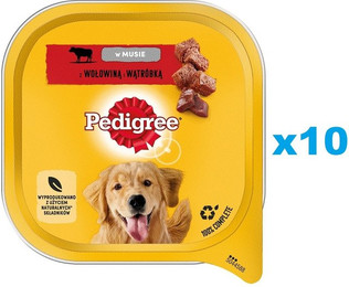 Produktbild von PEDIGREE Adult Nassfutter mit Rind und Leber - 10 x 300 g