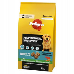 Produktbild von PEDIGREE Adult Professional Nutrition mit Rindfleisch und Gemüse - 12 kg