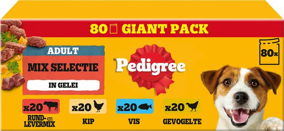 Pedigree Adult Selection in Gelee Frischebeutel - 80 x 100 g – Bild 1 von 5