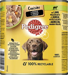 Produktbild von PEDIGREE Cuisine Hundenassfutter Lamm, Nudeln & Karotte - 12 x 800 g