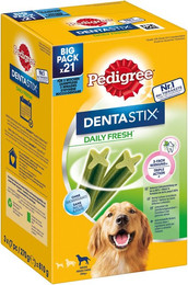 Produktbild von Pedigree Denta Stix Multipack Hundekauartikel 4 x Daily Fresh 3x7 Stück