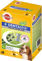 Produktbild von Pedigree Denta Stix Multipack Hundekauartikel 4 x Fresh Kausnack für mittelgroße Hunde