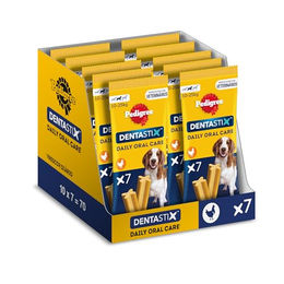 Produktbild von Pedigree DentaStix Zahnpflegesnack für mittelgroße Hunde - 10 x 180 g