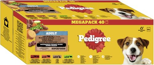 Produktbild von PEDIGREE DOGCARE Hundefutter Portionsbeutel Chunks in Soße Adult - 40 x 100 g