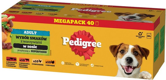 Produktbild von Pedigree Gemischte Selektion in Sauce Hundenassfutter - 40 x 100 g