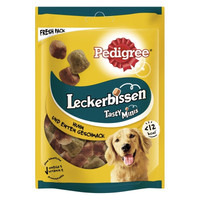 Produktbild von Pedigree Hunde Snack Leckerbissen Tasty Minis mit Huhn & Ente - 6 x 130 g