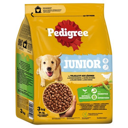 Produktbild von Pedigree Junior mit Geflügel und Gemüse - 3 kg
