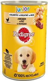 Produktbild von Pedigree Junior mit Huhn in Gelee - 24 x 400 g