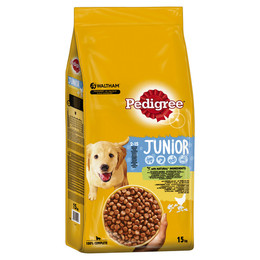 Produktbild von Pedigree Junior mit Huhn & Reis - 15 kg