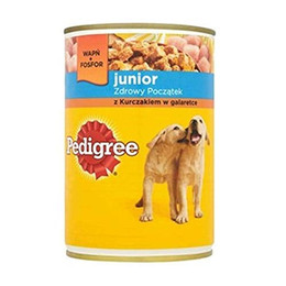 Produktbild von PEDIGREE Junior Nassfutter mit Huhn in Gelee - 24 x 400 g