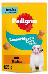 Pedigree Leckerbissen Tasty Minis Junior Huhn 6x125 g – Bild 1 von 3
