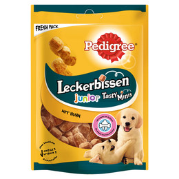 Produktbild von Pedigree Leckerbissen Tasty Minis Junior mit Huhn