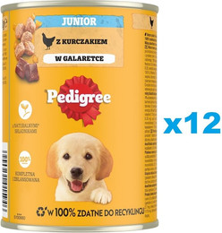 Produktbild von PEDIGREE mit Huhn in Gelee - 12 x 400 g