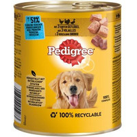 Produktbild von Pedigree Nassfutter Hund Adult Classic Geflügel - 12 x 800 g