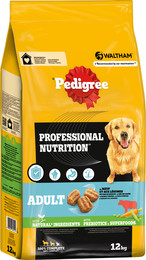 Produktbild von Pedigree Professional Nutrition Adult Trockenfutter mit Rind und Gemüse - 12 kg