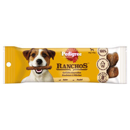 Produktbild von Pedigree Ranchos Gefüllte Kaurolle Huhn Mini - 15 x 80 g