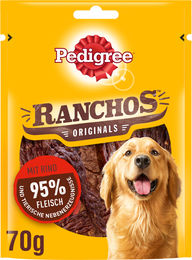 Produktbild von Pedigree Ranchos mit Rind Hundesnack - 7 x 80 g