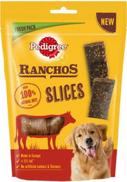 Produktbild von Pedigree Ranchos Slices Hundeleckerlis mit Rindfleisch - 4 x 60 g