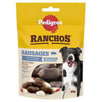 Produktbild von Pedigree Ranchos Würstchen Schwein & Apfel - 7 x 60 g