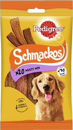 Produktbild von Pedigree Schmackos 20 Stück Hundesnack 9 x 20 Stück 4 Sorten