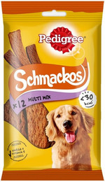 Produktbild von PEDIGREE Schmackos Hundeleckerlis mit Rindfleisch - 12 x 86 g