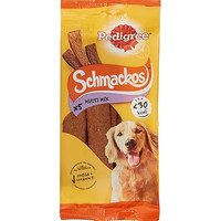Produktbild von Pedigree Schmackos Leckerbissen für Hunde mit Rindfleisch - 30 x 36 g