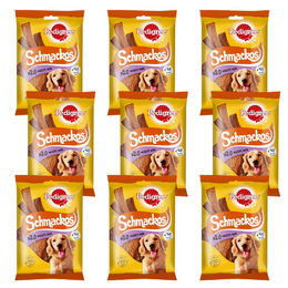 Produktbild von PEDIGREE Schmackos Multi Mix Hundesnack - 9 x 144 g
