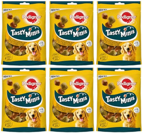 Produktbild von Pedigree Tasty Bites Chewy Cubes Hundeleckerli mit Huhn - 6 x 130 g