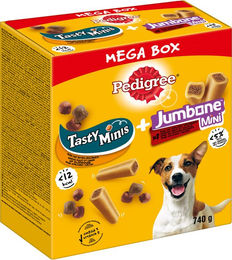 Produktbild von Pedigree Tasty Minis & Jumbone Riesenknochen Mini Mix - 740 g