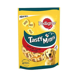 Produktbild von PEDIGREE Tasty Minis Rindergeflügel für Erwachsene Hunde - 6 x 155 g