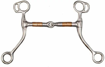 Produktbild von Pelham für gebrochenes Pferd in Kupferrollen Natowa