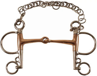 Produktbild von Pelham für Pferd aus massivem Kupfer Umbria Equitazione