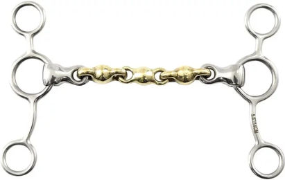 Produktbild von Pelham für Pferd aus Messing mit Waterford-Mundstück Premier Equine