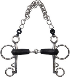 Produktbild von Pelham für Pferd mit gebrochenem Gummi Metalab