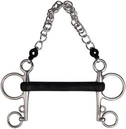 Produktbild von Pelham für Pferd starrer Gummi gerade Metalab