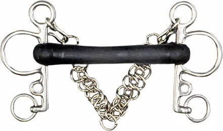 Produktbild von Pelham für Pferde aus Edelstahl mit weichem Gummi