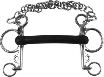 Produktbild von Pelham für Pferde aus hartem Gummi mit kurzen Wangen Umbria Equitazione