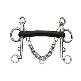 Produktbild von Pelham mit Maul aus Hartgummi für Pferde Weatherbeeta Korsteel