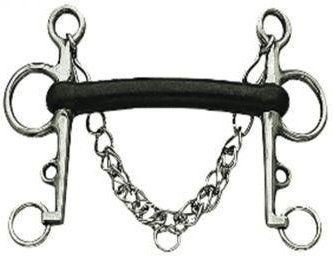 Produktbild von Pelham mit Maul aus Hartgummi für Pferde Weatherbeeta Korsteel