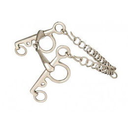 Produktbild von Pelham-Zügel mit beweglichem Mundstück für Pferde Sefton