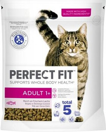 Produktbild von Perfect Fit Adult 1+ Reich an Lachs Trockenfutter für Katzen - 750 g