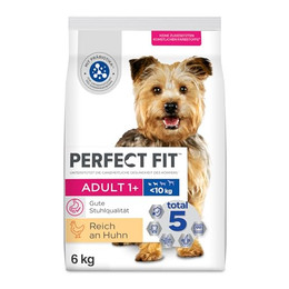 Produktbild von Perfect Fit Adult 1+ Trockenfutter für kleine Hunde bis 10 kg - 6 kg